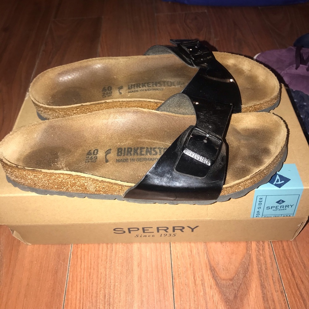 Birkenstocks one strap sandals